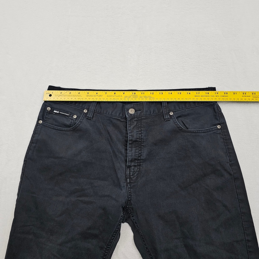 Nike SB Skate Pants Mens 36x 34 Black Stretch Canvas Streetwear Hip Hop 624952 - Picture 5 of 13